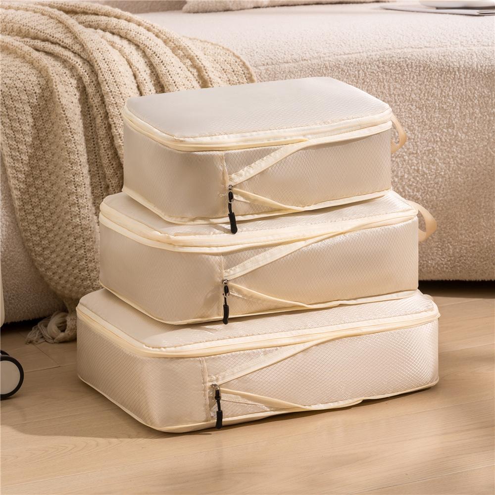 

3pcs/Set Oxford Fabric Clothes Compression Storage Bag Travel Clothes Shoes Storage Pouch Portable Luggage Bag Travel Essentials