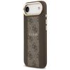 Guess 4G Stripe MagSafe case for iPhone Air brown