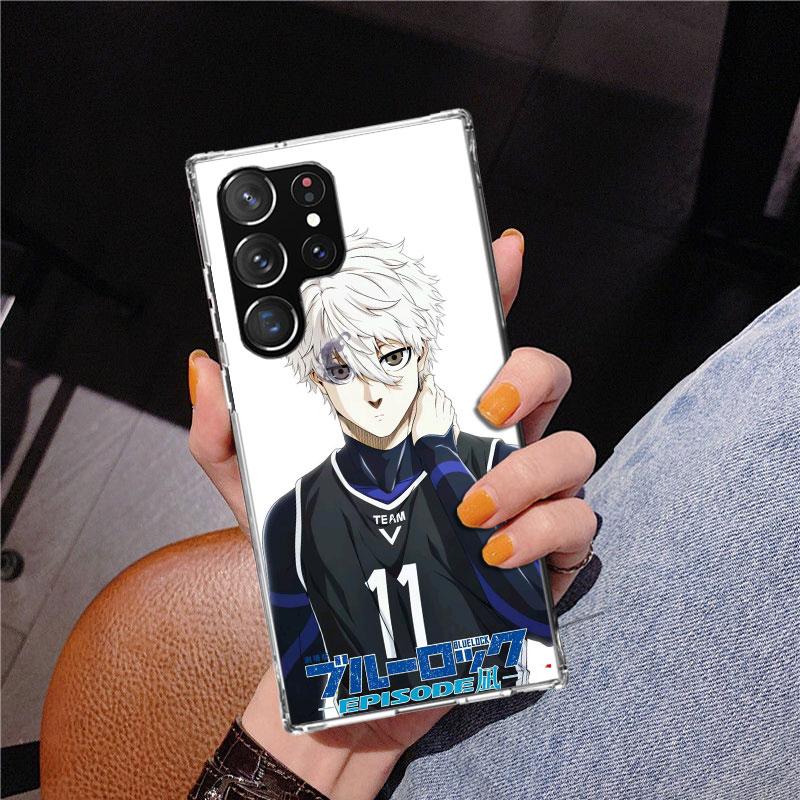 

Blue Lock Nagi Seishiro Phone Case For Samsung Galaxy S24 S25 Edge S26 Ultra S23 S22 S21 Plus S20 FE + Personalized Print Cover Samsung S21 Ultra