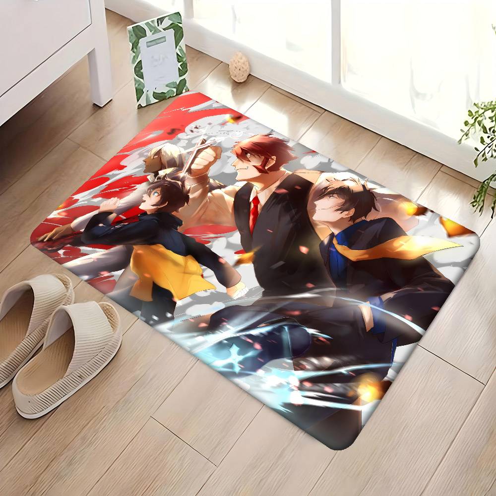 B-Blood Blockade Battlefront Eingangstürmatte Nordischer Stil Heimfußmatte Badezimmer-Toilettenmatten Schlafzimmer Hotel Dekor Matte
