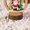 Rustic Christmas Tree Ornaments Santa Claus Reindeer Merry Christmas Decoration  Home Decoration