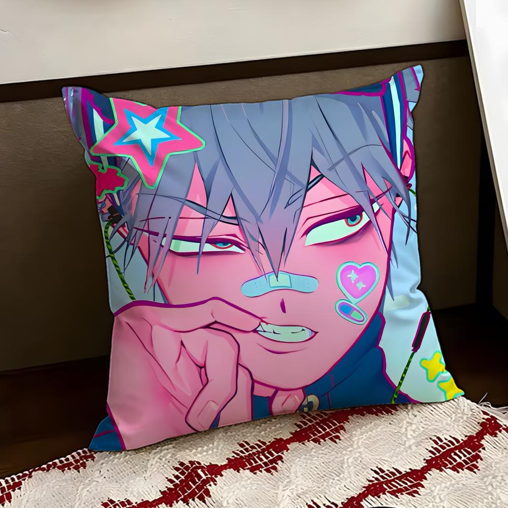 Alien Anime SStage Cushion Cover Reversible Soft Durable Pillow Cover Home  Car MultiScene Use for Daily Comfort