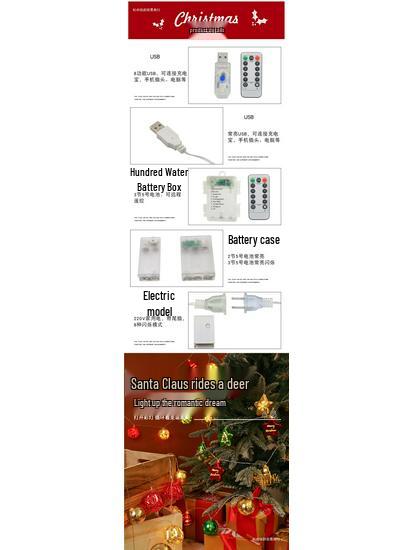 LED Flashing Fairy Lights - Holiday Decor & Party Ambiance Props