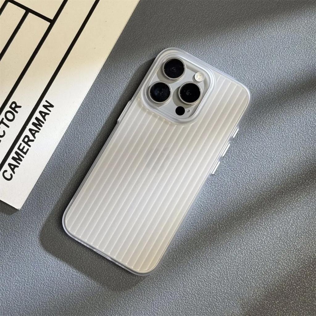 Three-dimensional corrugated ice mist matte is suitable for Apple 11promax mobile phone case, simple and transparent skin feeling 11/11 anti-drop