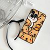 C-Cartoon-C-Cutes C-Capybara Handyhülle Schwarz Passend für iPhone 17,16,15,11,13,14 Pro Max,Plus,X,Xr,Xs Max,13Mini
