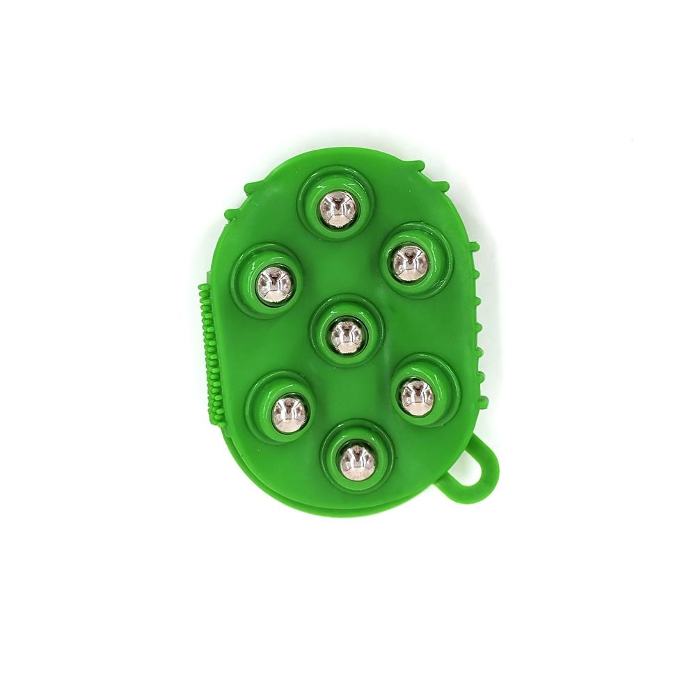 7 Balls Body Massage Glove Roller Ball Anti-Cellulite Muscle Pain Relief Relax Massager For Neck Shoulder Buttocks Health Care