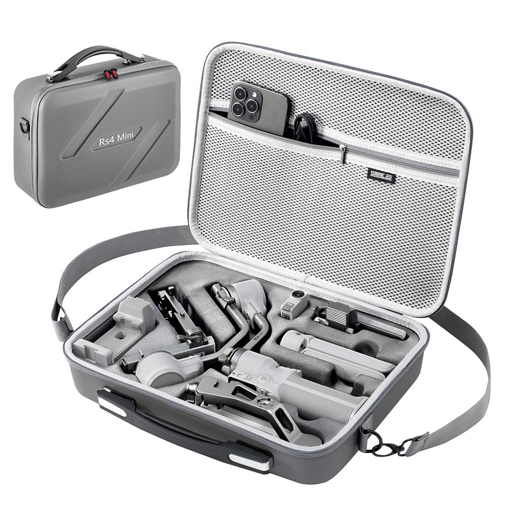For DJI RS4 Mini Carrying Case PU Portable Storage Bag Shockproof Anti-Scratch for DJI RS 4 Mini Handheld Stabilizer Accessories
