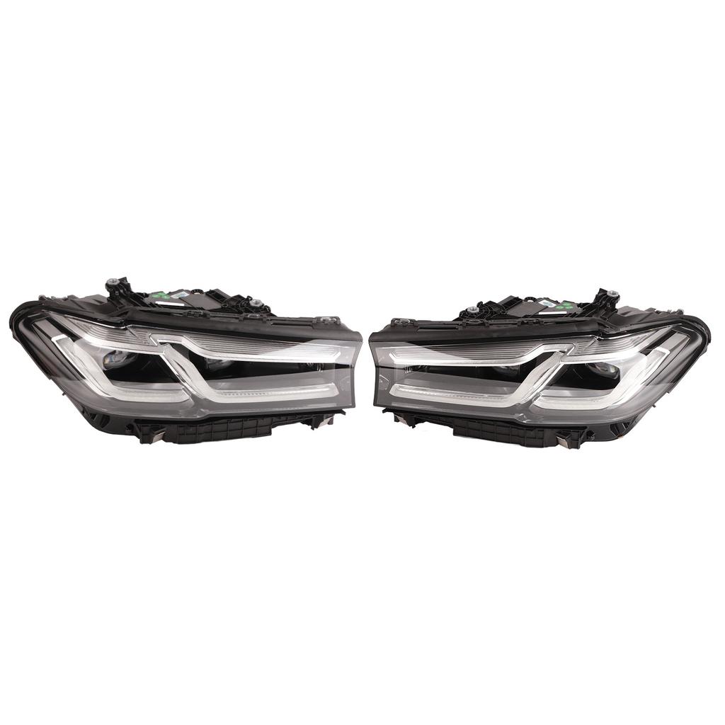 Upgrades LCI Style Adaptive LED Headlight Headlamp L R Replacement for 5 Series G30 G31 LHD