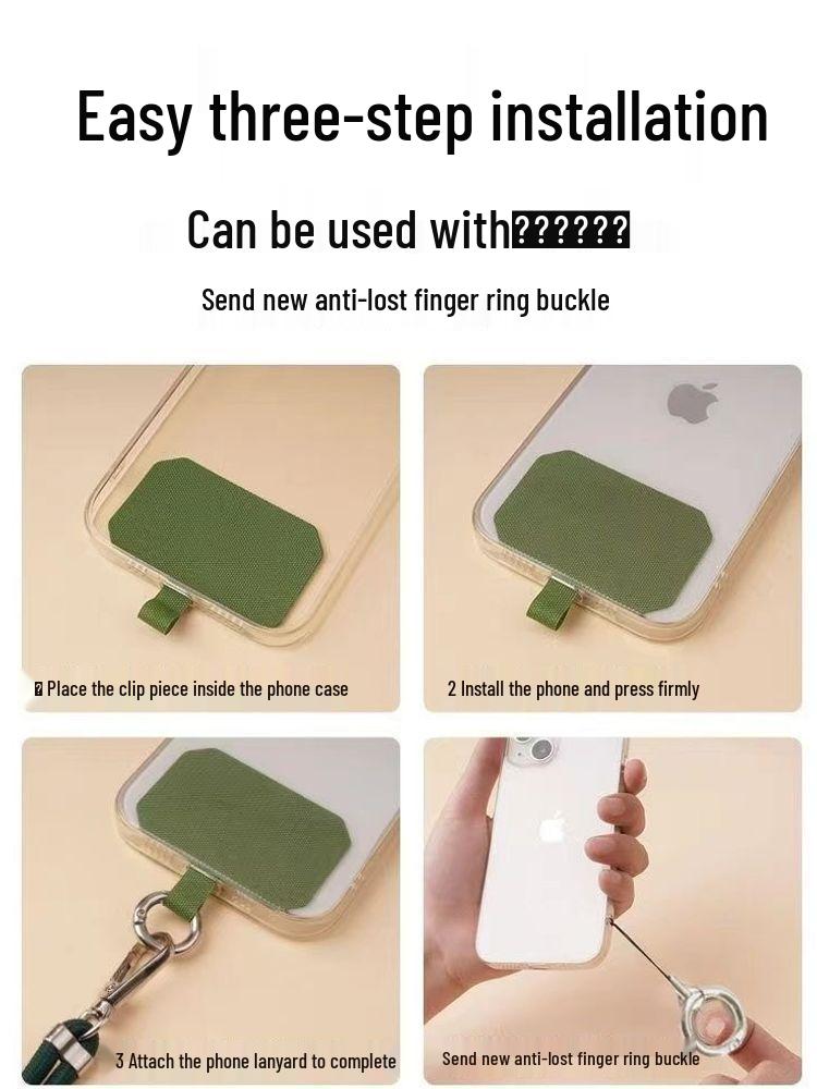 Retractable Adjustable Phone Lanyard: Anti-Drop Crossbody/Shoulder Strap for Men & Women, Durable and Long.