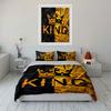 Crown and Money King Design Bedding Duvet Cover Set  (1*Duvet Cover 2*Pillowcases, without duvet insert)