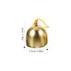 9Pcs Alloy Christmas Bells Vintage Mini Hanging Bells DIY Craft Accessories Tree Decorations Small Bell Mini Bell