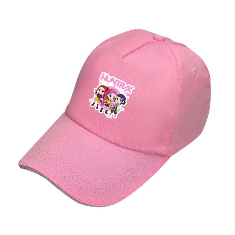 Kpop Demon Hunter Hat Letter Baseball Cap For Women Summer Adjustable Sun Hat Anime Cute Retro Sunbonnet Adult Headgear Gift