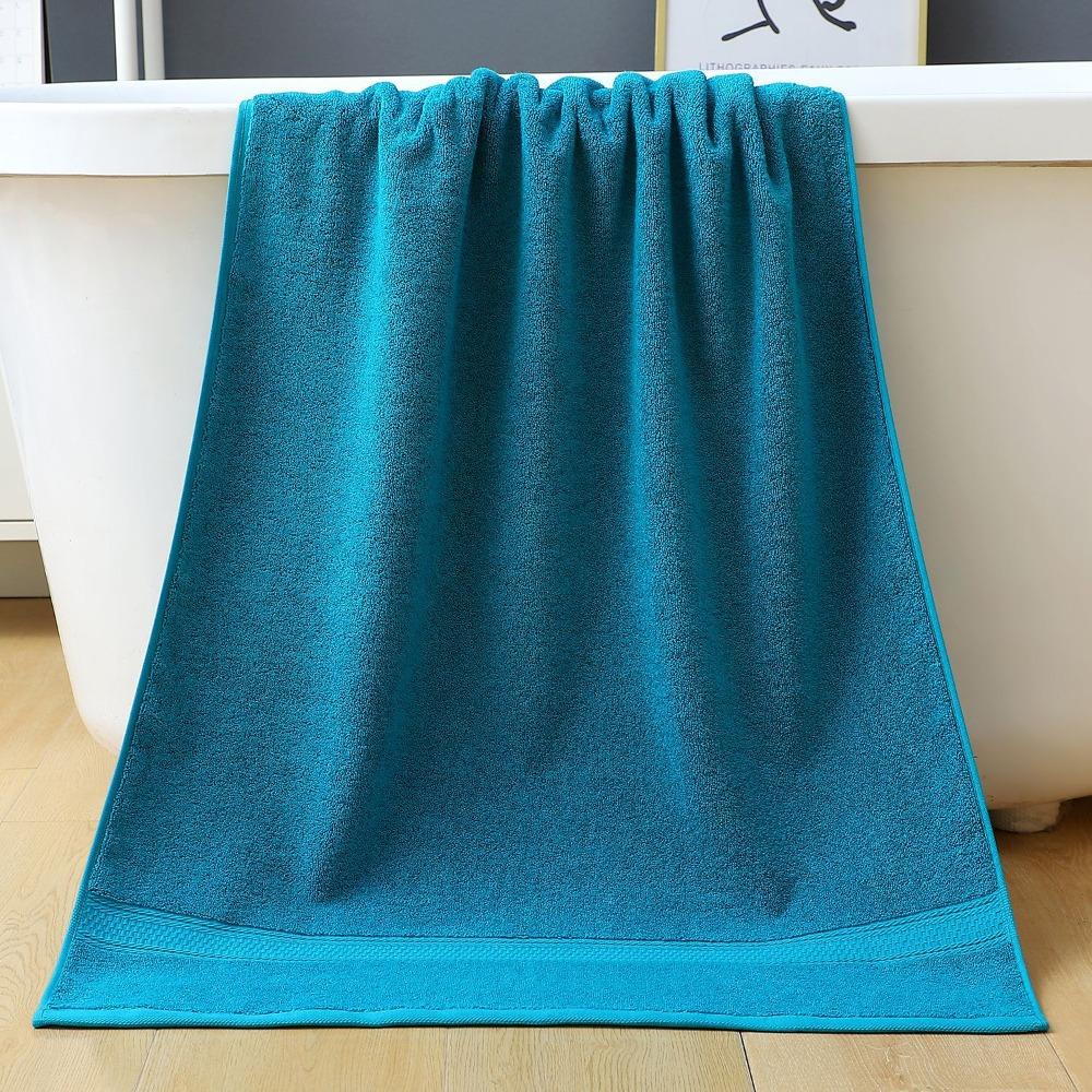 Spot large thickened cotton souvenir towel hotel men's sports face towel plain color broken gear water absorption