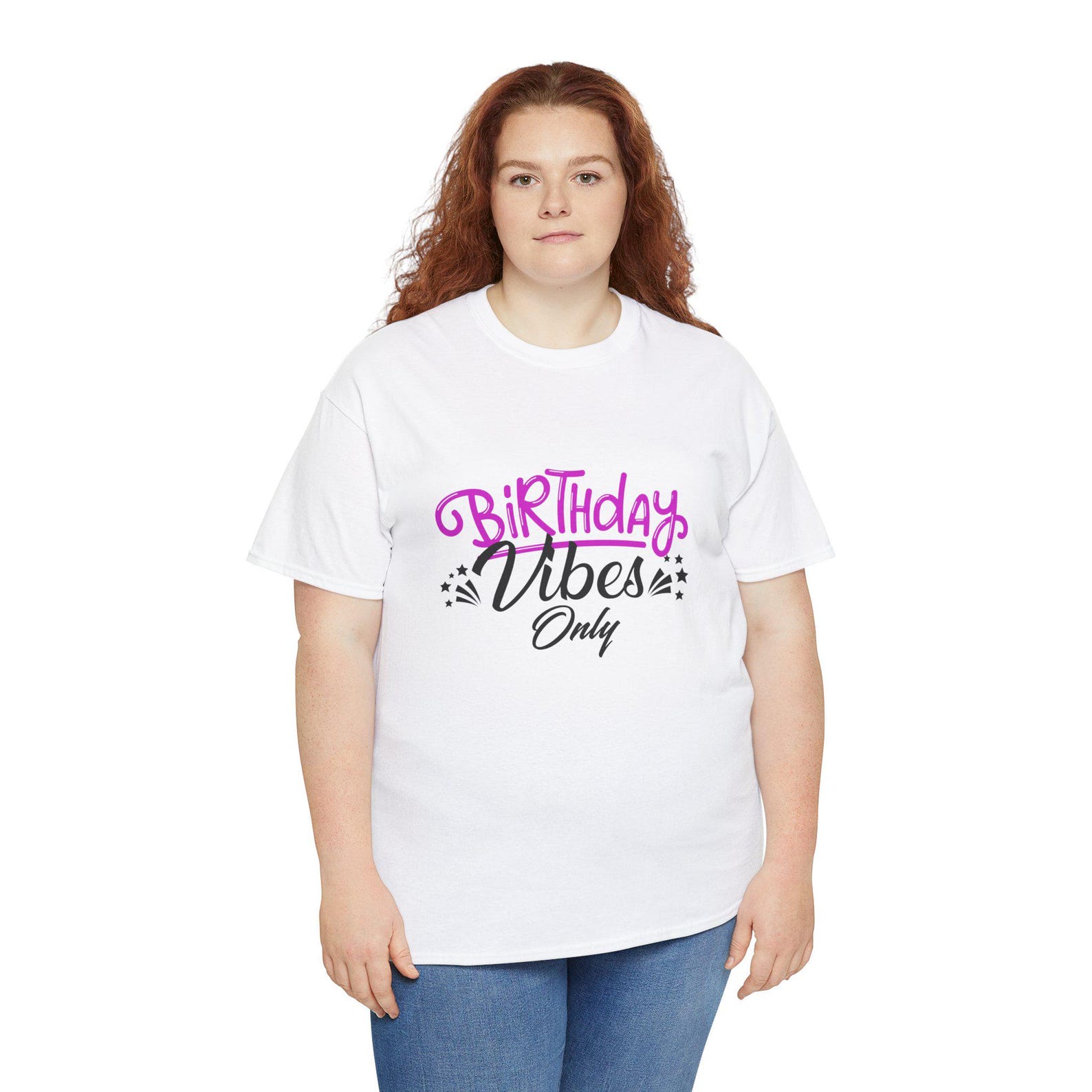Birthday Vibes Cotton Tee - Unisex Birthday Shirt 2XL