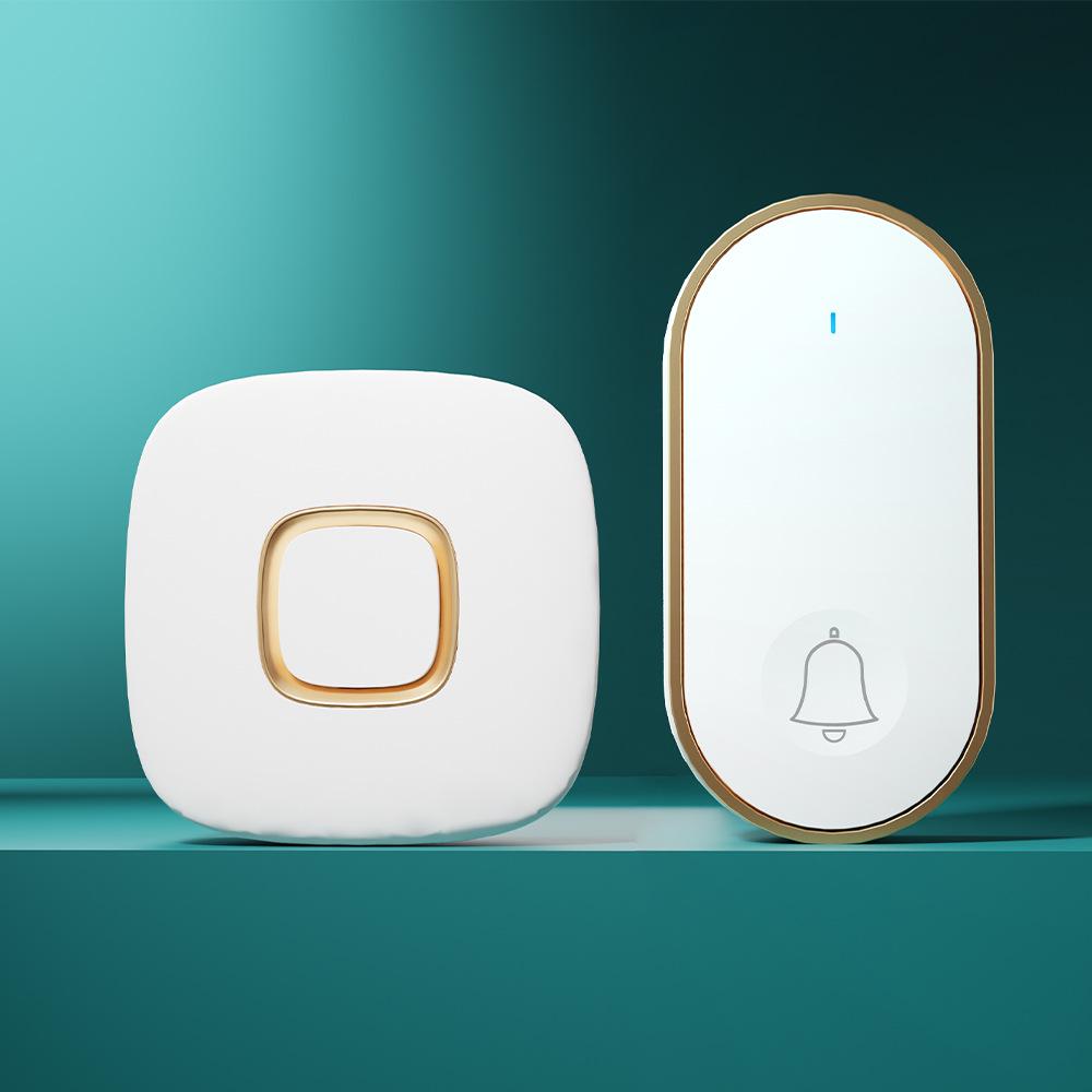 Boying C622 Wireless Waterproof Doorbell with AC Digital One-to-One Caller and Music Flash No