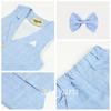 Short Sleeve School Entrance Graduation Kindergarten Baby Top and Bottom 5 Piece Set [asayurii] Children's Suit, Boys' Formal, Shirt, Summer, Wedding,