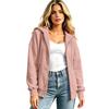 Women's Oversized Hoodie Casual Long Sleeve Zip-Up Sweatshirt for Everyday Wear