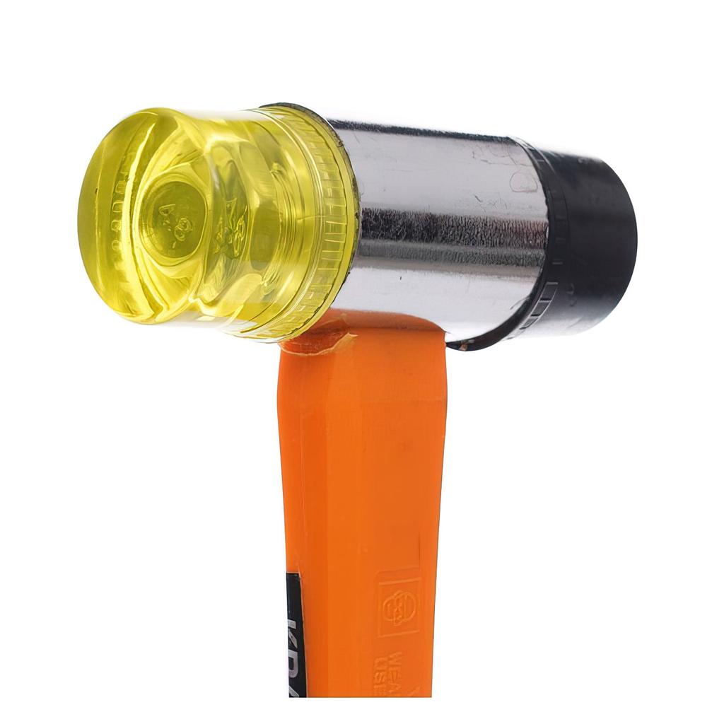 Rubber-Plastic Hammer 30 Fiberglass Handle 27 Kraft&Dele