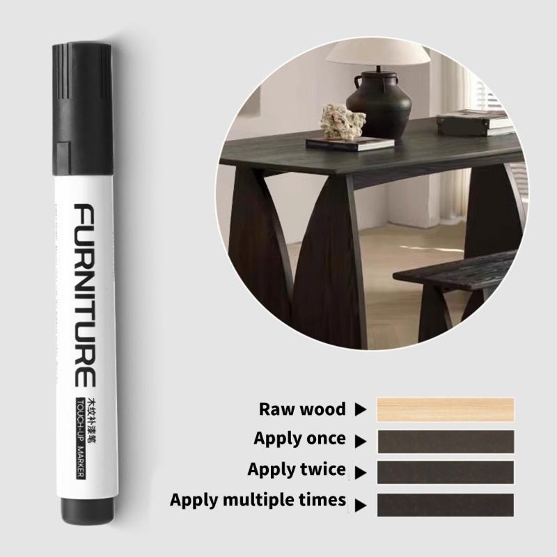 Furniture Touch Up Markers Wood Markers Pen Wood Scratch Repair Markers Scratch & Stain Markers