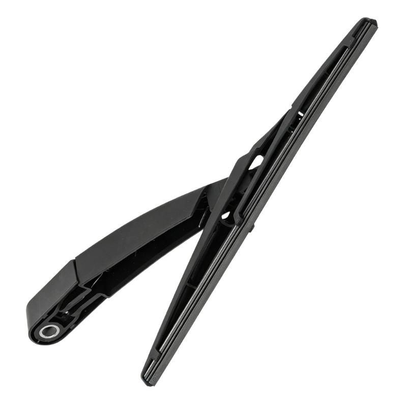 Rear Windshield Wiper Replacement Set with Arm and Blade, Black 2 Piece Rear Window Kit, 21 cm Arm and 24 cm Blade for Worn Wiper Part Service