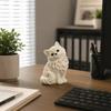 Cute Persian Cat Statue 3D Printed Desktop Ornament Creativity Cat Shape Crafts Office