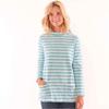 Lazy Jacks Womens/Ladies Striped Roll Neck Sweatshirt