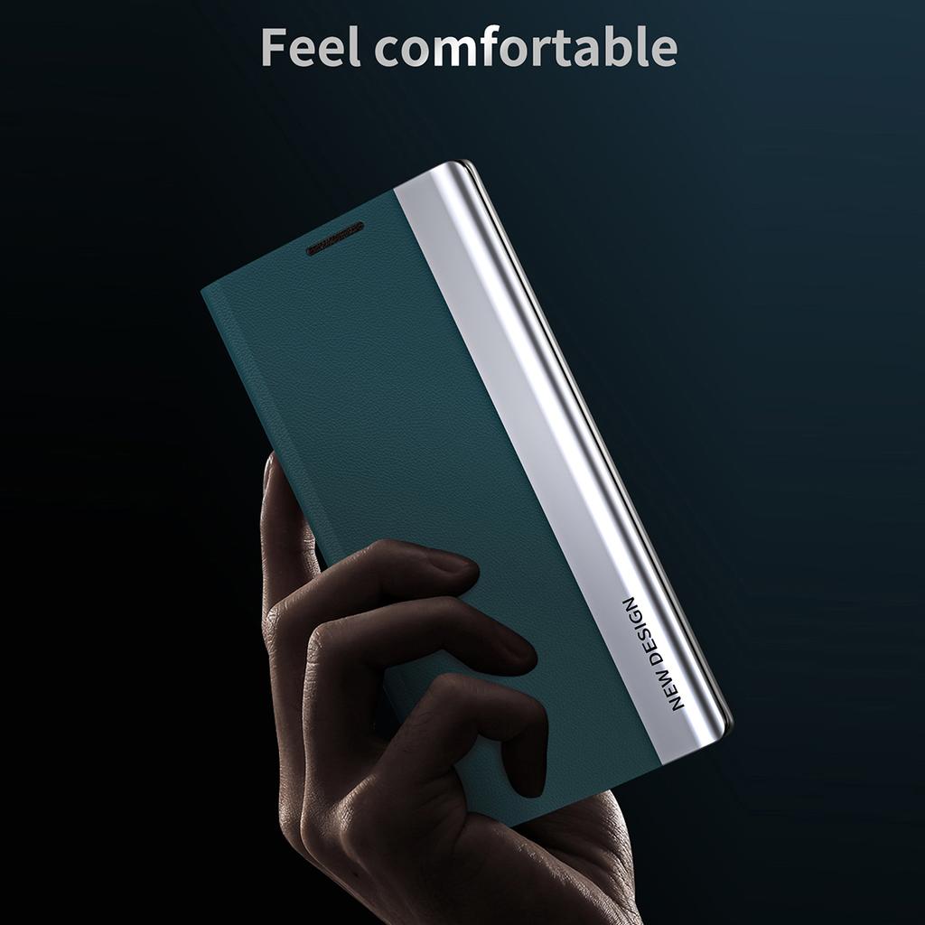 For Samsung Galaxy A17 5G Case Anti-Drop Leather Phone Cover with Stand