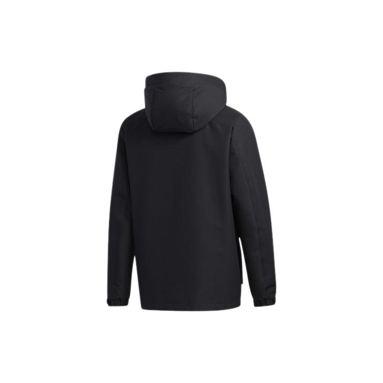 Adidas Down Jackets Men's Black Hooded Moderate 3 In 1 Down Jacket GP2916