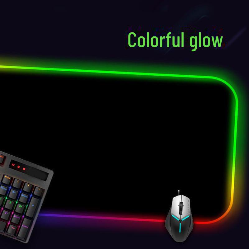 Lysande Smutsavvisande RGB Spelmusmatta – Stor, Vattentät, Enfärgad