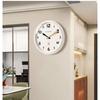 2026 New Modern Minimalist Stylish Wall Clock, Silent Hanging Clock for Home Living Room Bedroom, Punch-Free Wall Mount Clock