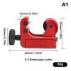 Mini Tube Cutter 1/8''-1-1/8'' 3-16/22/28mm Pipe Cutter Shear Brass Copper Aluminium Plumbing Refrigeration Cutting Tools
