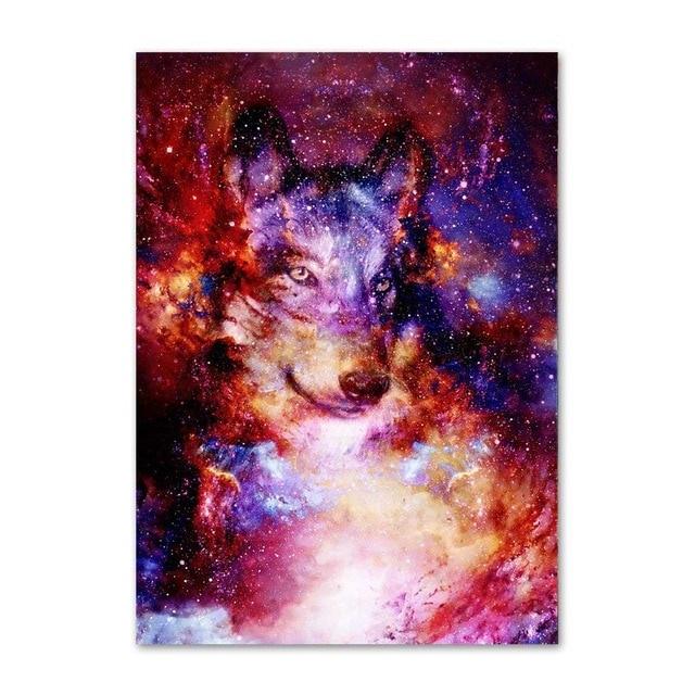 5D DIY Löwe Wolf Tiger Diamant Malerei Wand Kunst Leinwand Malerei Stickerei Mosaik bunte Tier