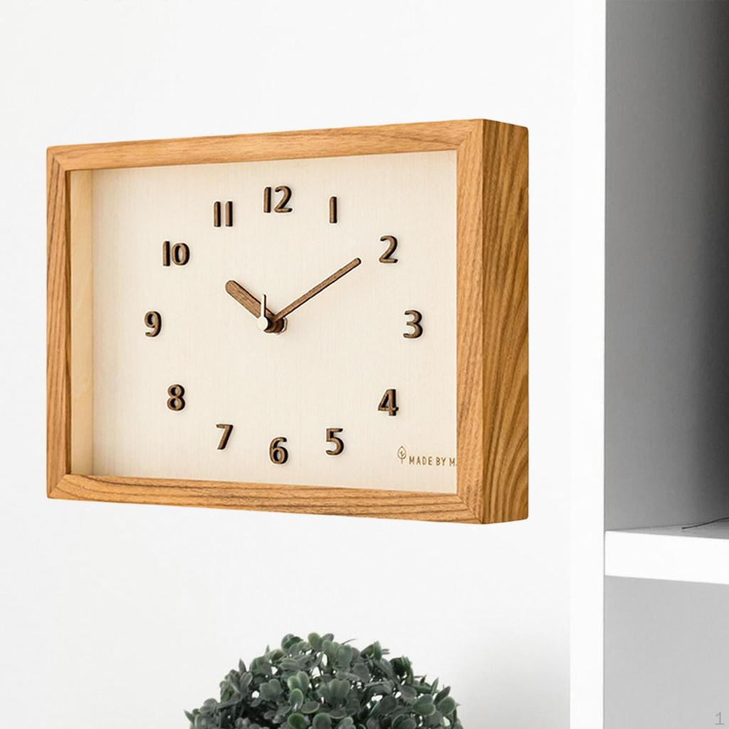 Wall Clock Desk Decorative Modern Fashion Silent Home Decoration for Bedroom Kitchen Indoor