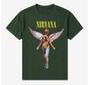 Camiseta Nirvana In Utero Angel Green Tamanho S-5XL Camiseta Unissex