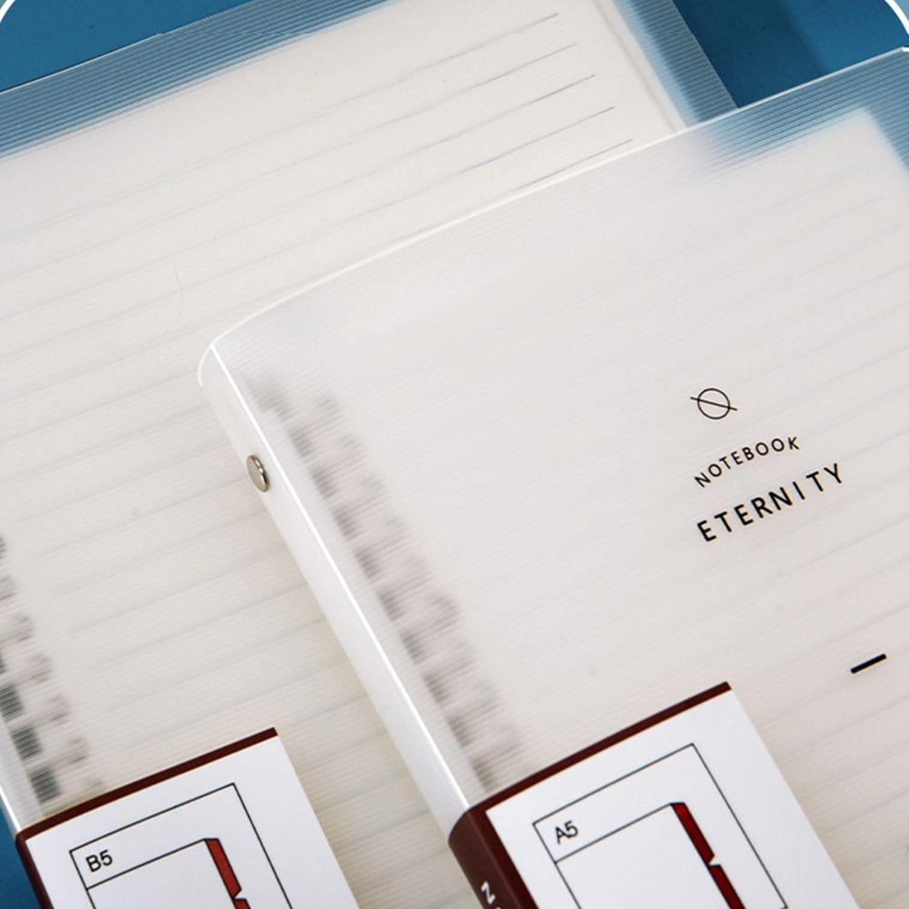 Detachable Binder Notepad Three Styles Inner Pages Writing Memo Pad Diary Book School Office