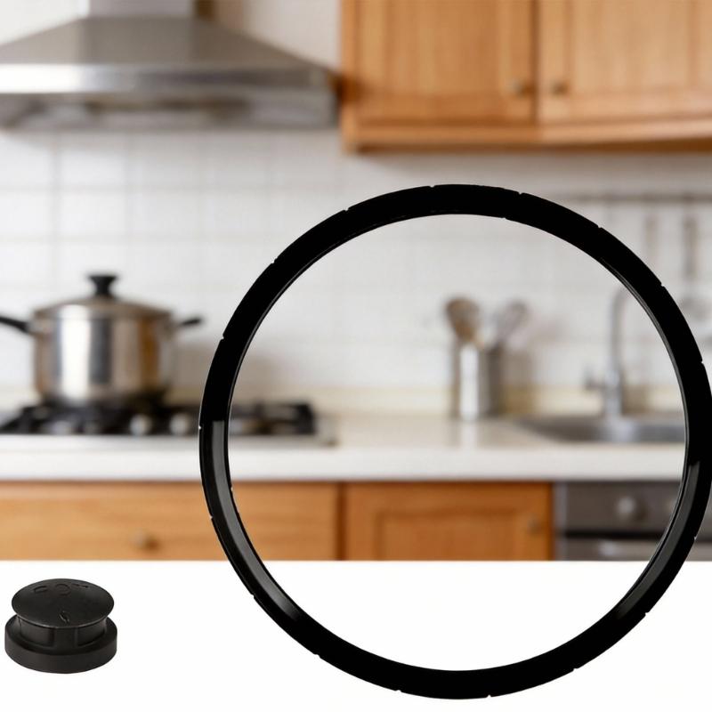 Universal Fit Silicone Sealing Rings for Pressure Cookers Facilitating Easy Installation without Tool for Regular Use