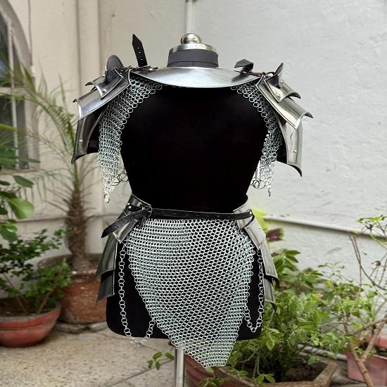 Epic Female Armor Suit Women’s Medieval Knight Cuirass Set Handcrafted Fantasy Warrior Costume for LARP Cosplay