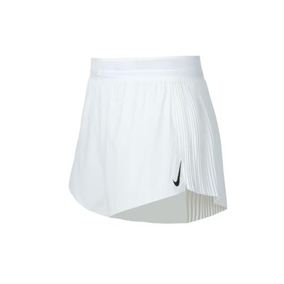 Aeroswift Solid Logo High Waist Running Shorts Women Shorts White FN2328-100
