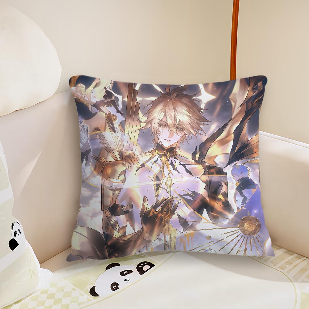 Game Honkai Star Rail Phainon cushion cover Plush Fabric Soft Double Sided Print Sofa Cushion Cover Throw Pillow Covers