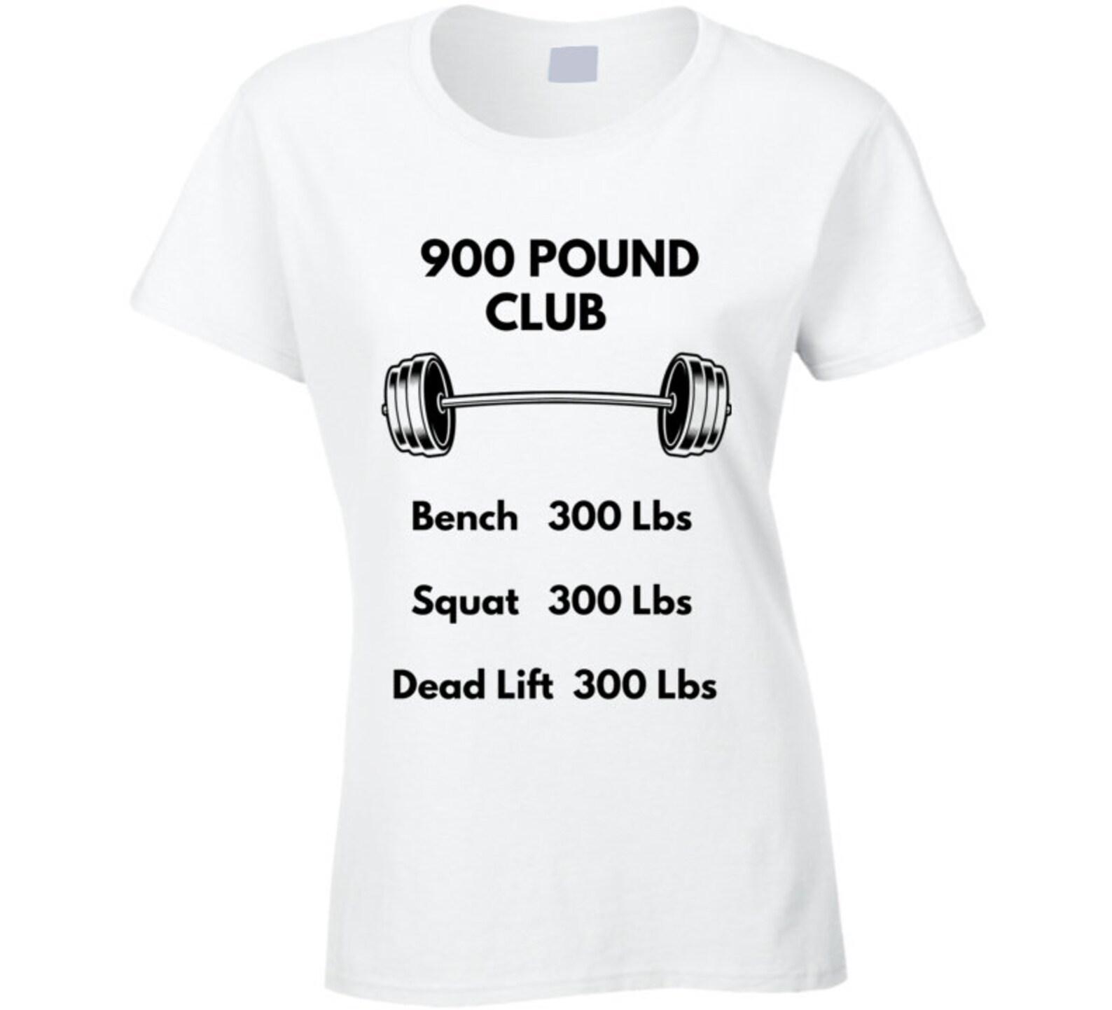 900 Pound Club Ladies T Shirt S