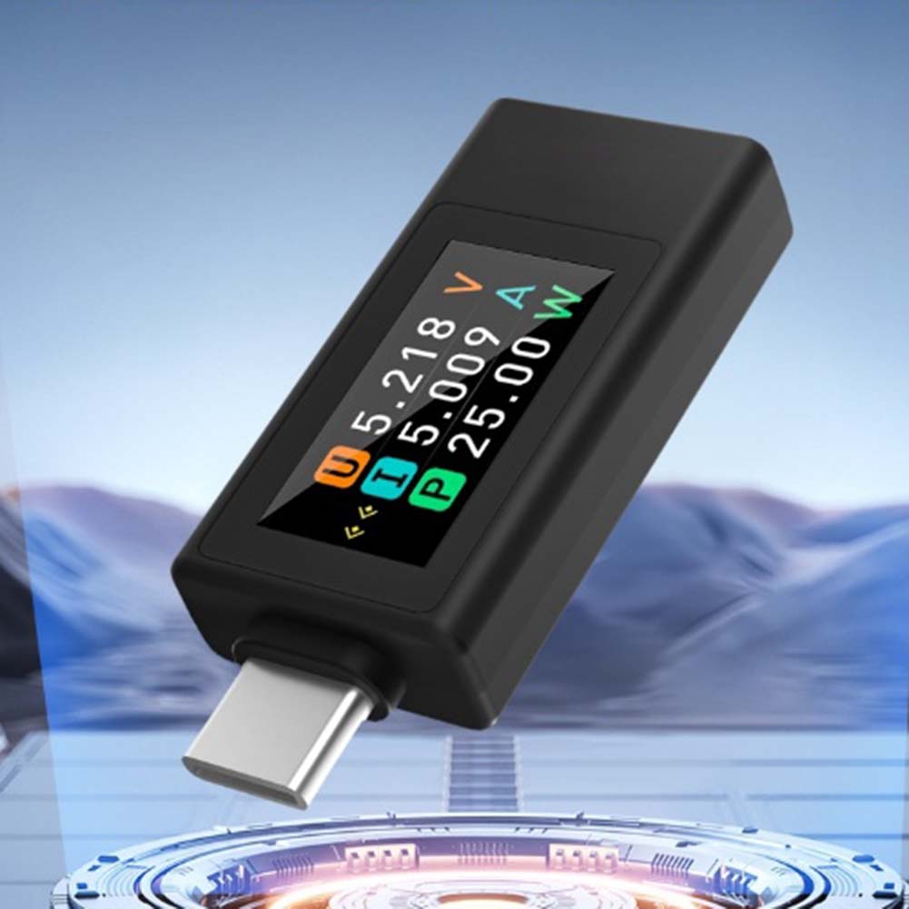 Real-time Power Measurement USB-C Current Tester Appliance Charging Monitoring For USB-C Devices Accurate Power Measurement Tool