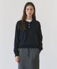 SIYAZU Sikn2136 Classic Collar Knit_Dark Navy