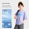 ROMON Boys' Cool-Feel Anti-Bacterial Short-Sleeve T-Shirt