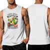 Men's Sleeveless Tank Top Tropical Style Summer Casual Loose Fit Lightweight Daily Wear Beach Shirt for Outdoor Activities