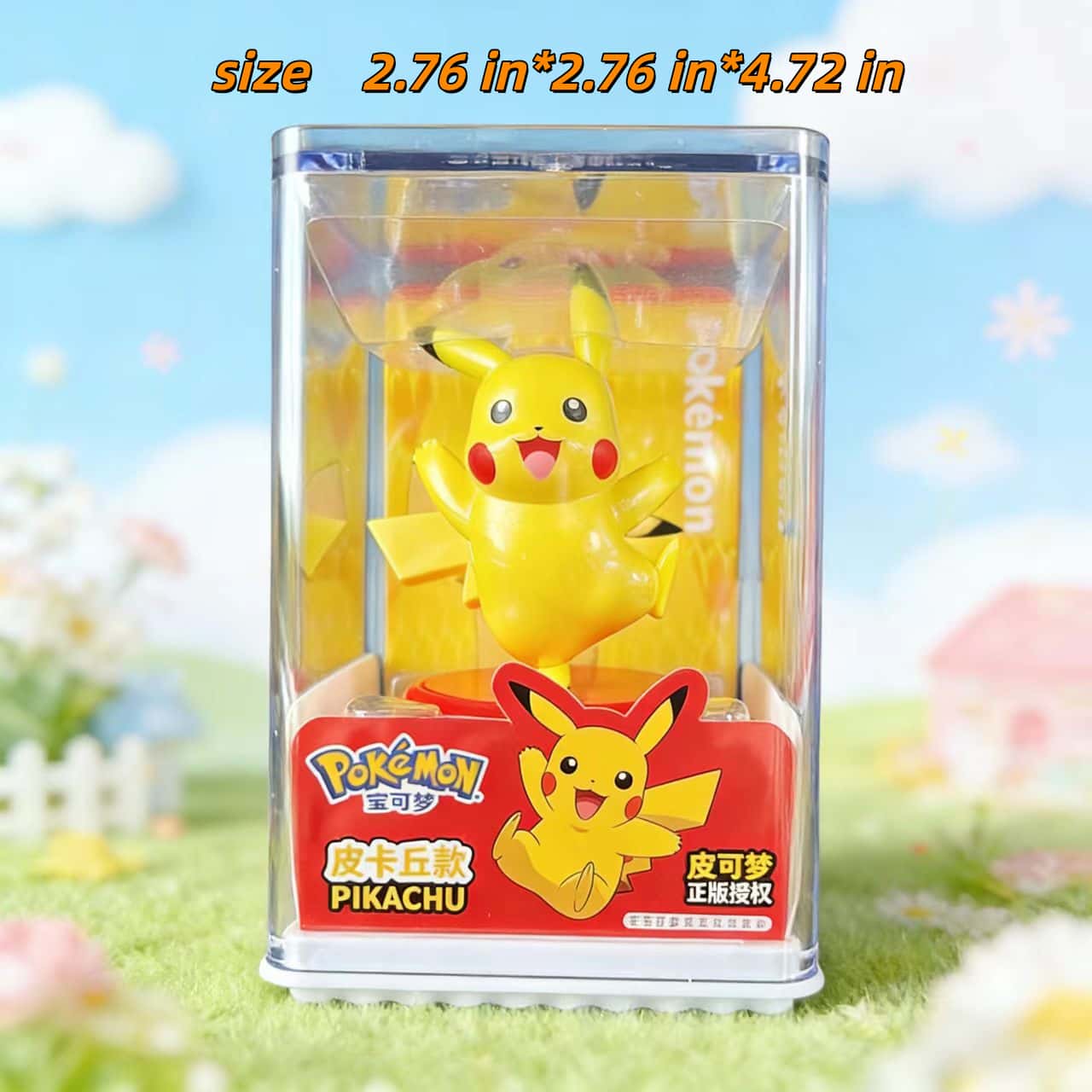 Pokemon Articulated Action Figure 8CM / 360° Rotatable Pikachu Charizard Gengar Mewtwo Psydu Authentic Desk Decor Birthday Gift