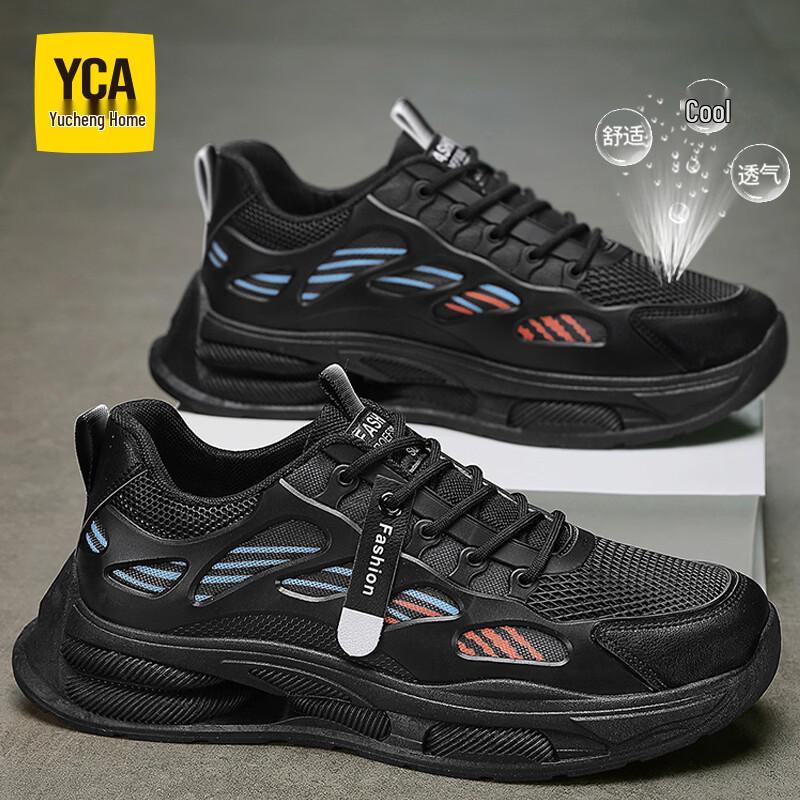 YCA Men s Breathable Mesh Casual Sneakers 43