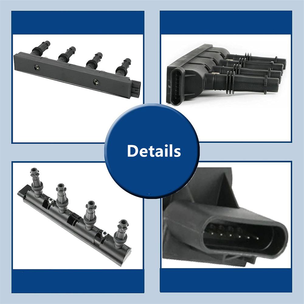 Ignition Coil Pack 7 PIN For Vauxhall Corsa 10-19 1.2 1.4 16V Adam 19005362