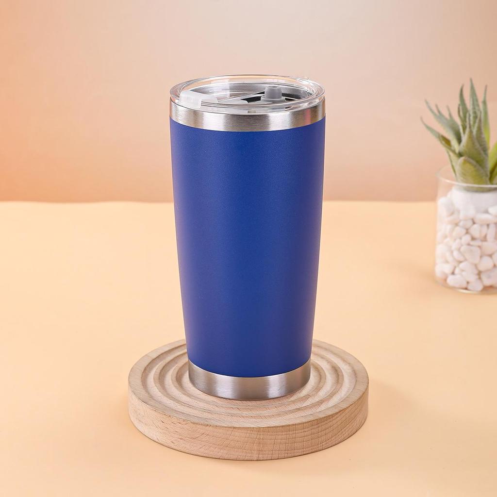 20oz Multicolor Double-Wall 304 Stainless Steel Car Thermos with Lid
