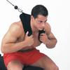 Fitness Abdominal CrunchStraps V-Shaped Drag Handle Exercise Pulling Harness Shoulder Strap Belt For Gym Fitness Equipment