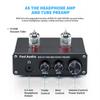 Fosi Audio BOX X4 Phono Preamplifier Headphone Amplifier with 6J1 Vacuum Preamplifier for MM Turntables and Preamplifier for Record with and Treble